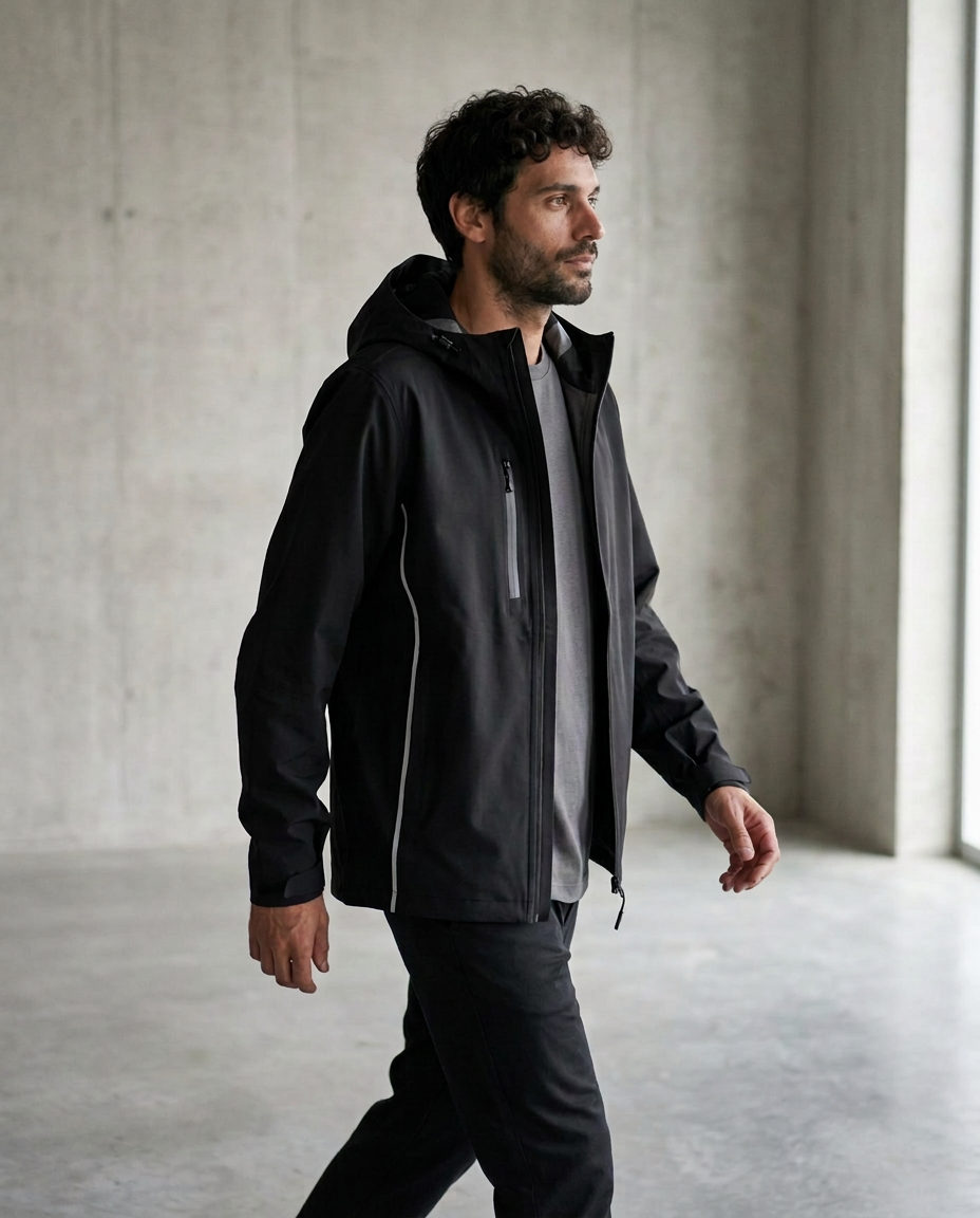 SHIFT Shell Jacket in Black