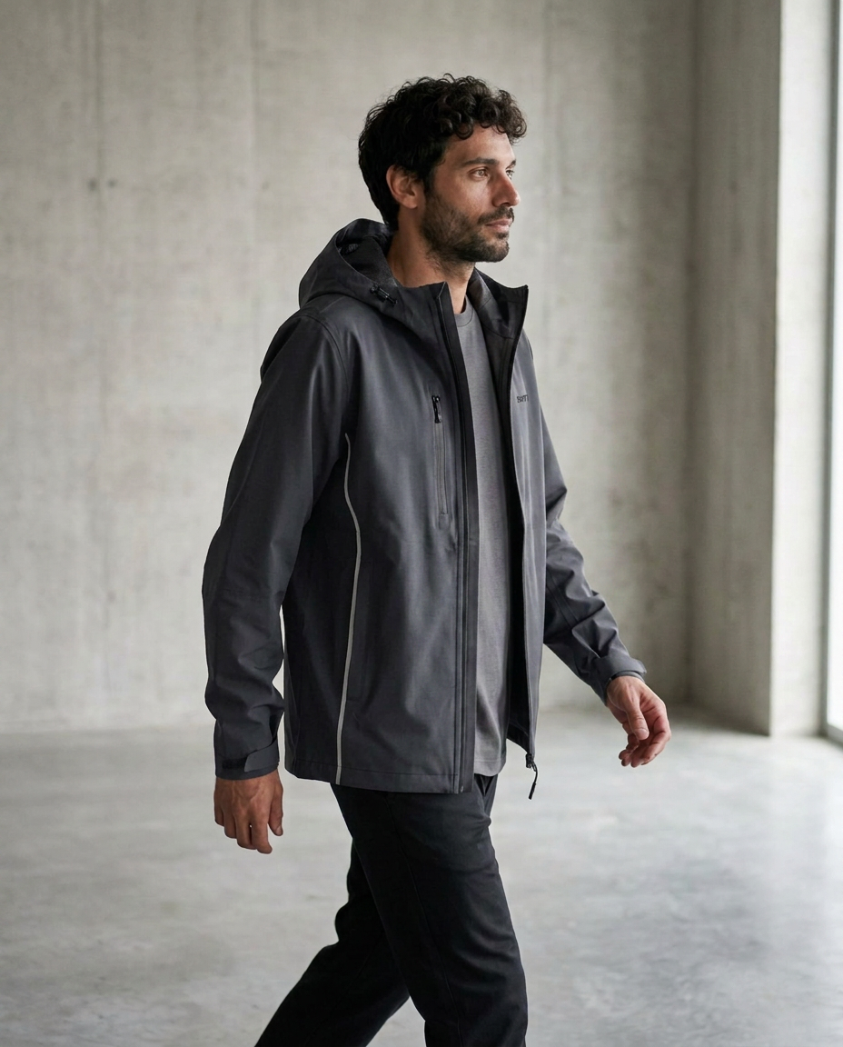 SHIFT Track Jacket in Charcoal