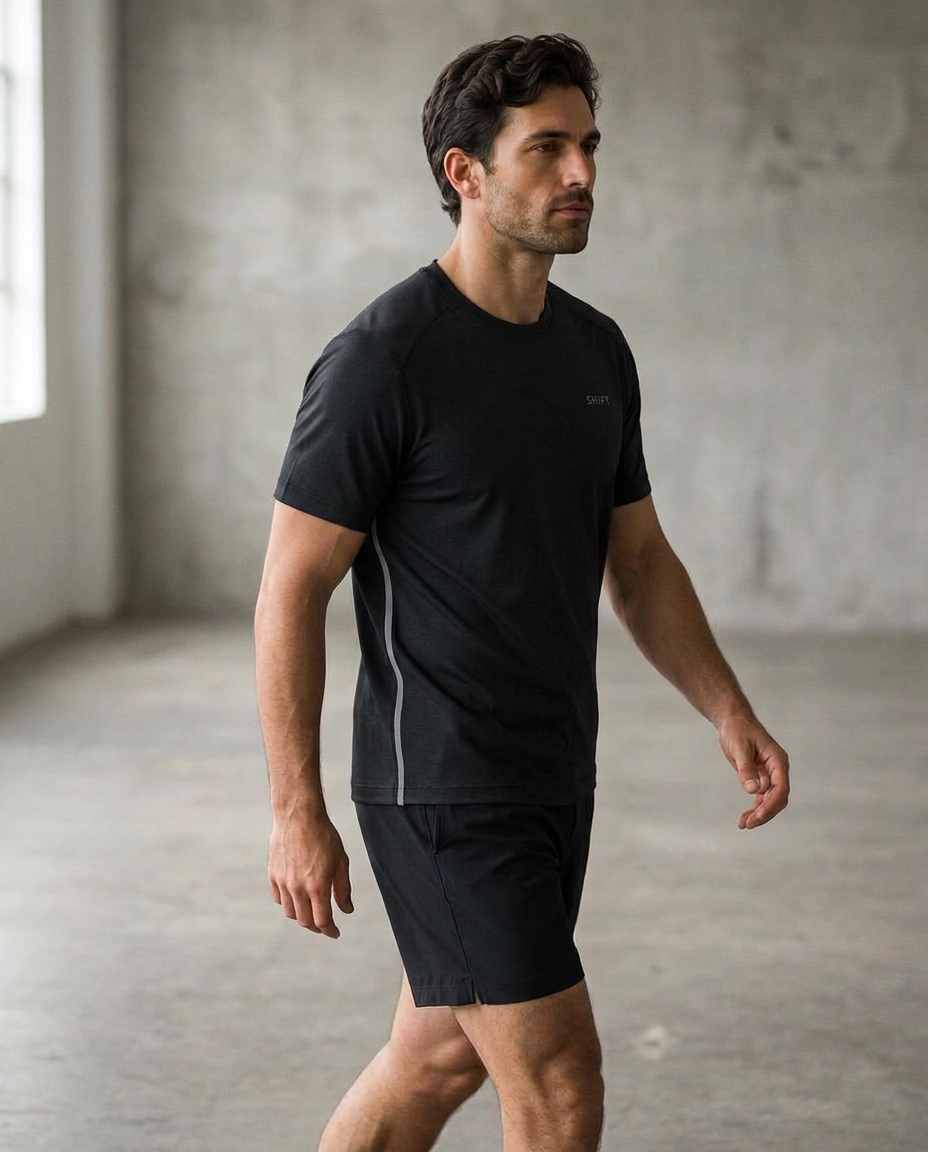 SHIFT Airflow Training Tee in Black