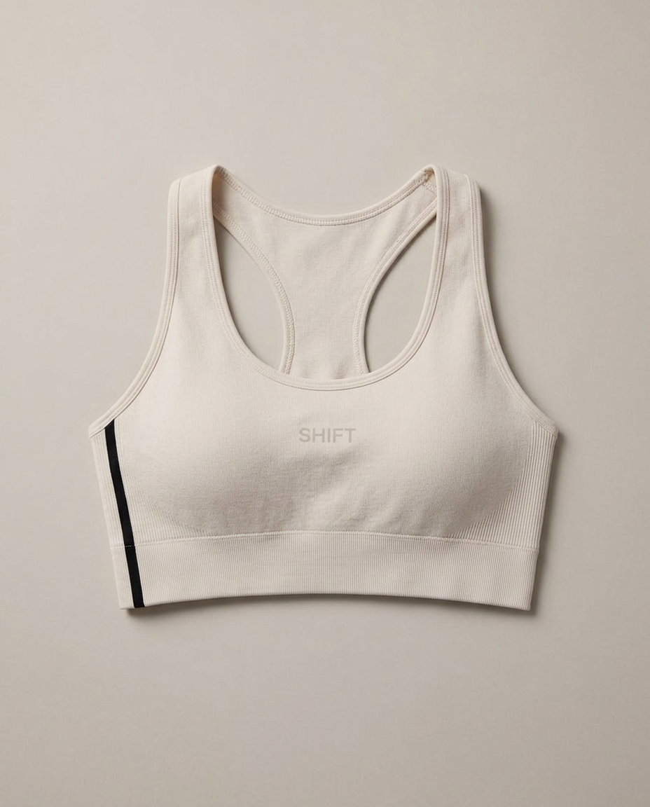 SHIFT Seamless Ribbed Bra view 3