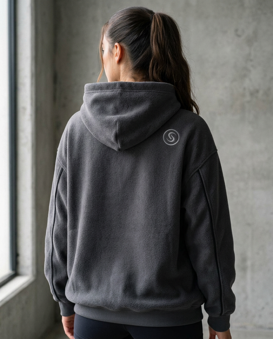 SHIFT Oversized Fleece Hoodie view 4