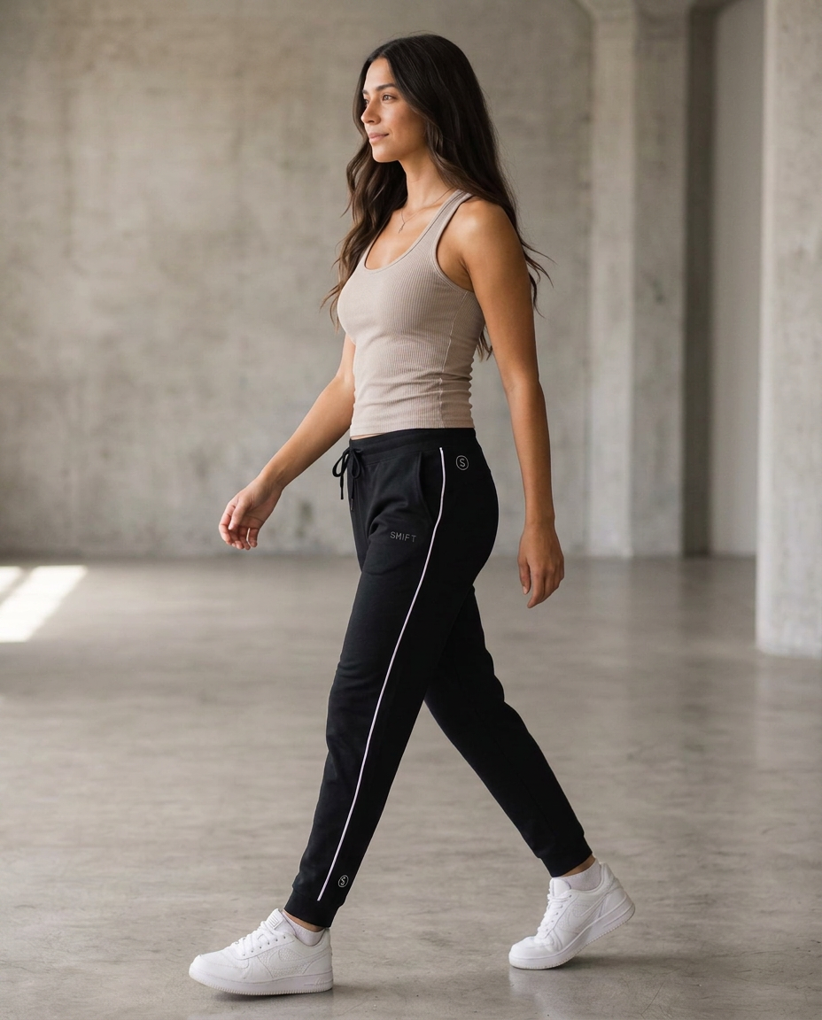 SHIFT Tapered Jogger in Black